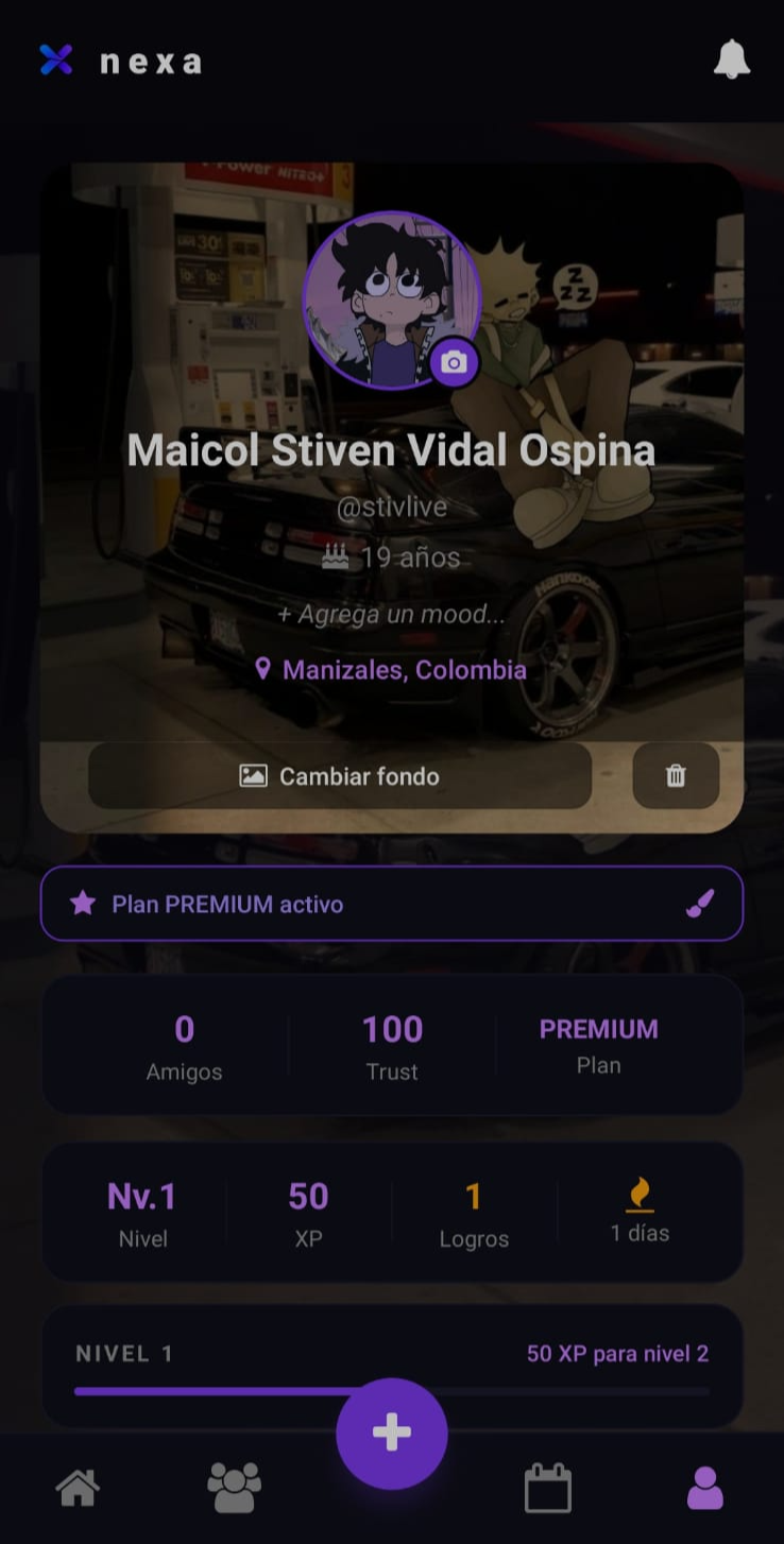 Pantalla de inicio